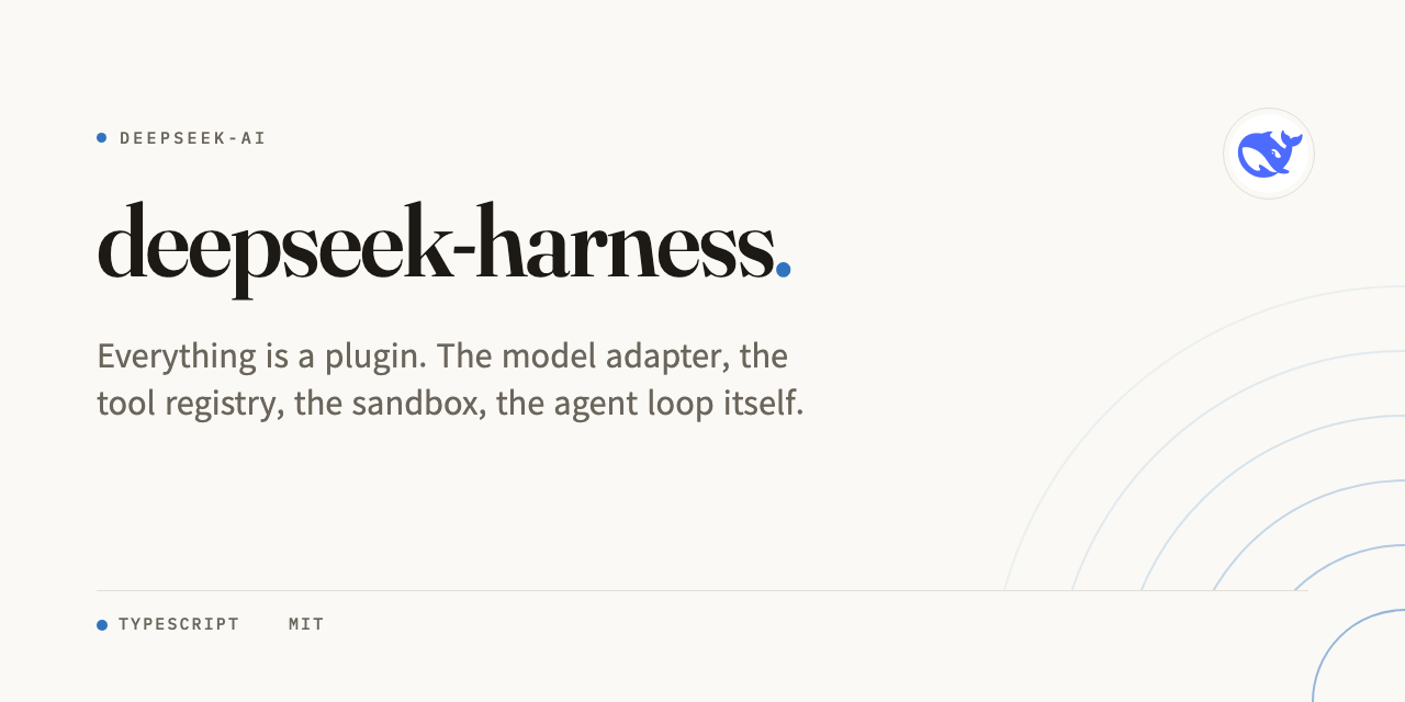 editorial mood with avatar, deepseek-harness