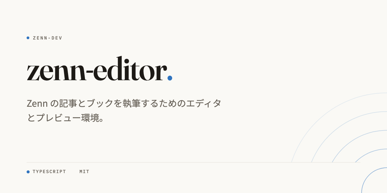 editorial mood with Japanese text, zenn-editor