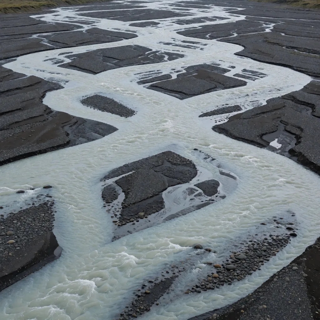 River delta braid