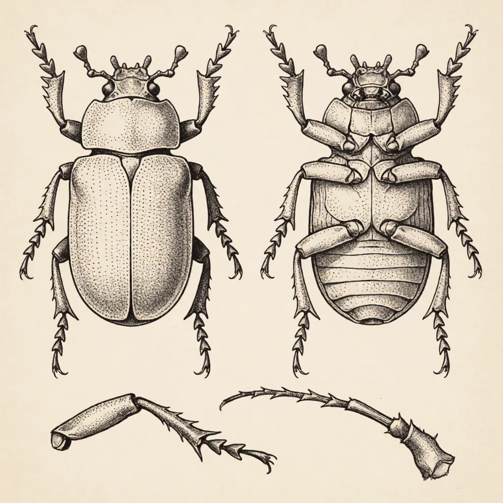 Insect morphology plate
