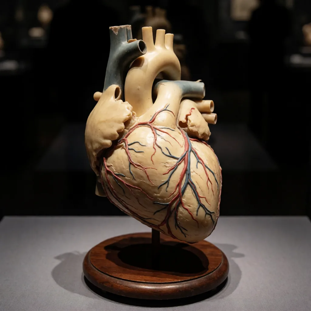 Heart, wax model photograph