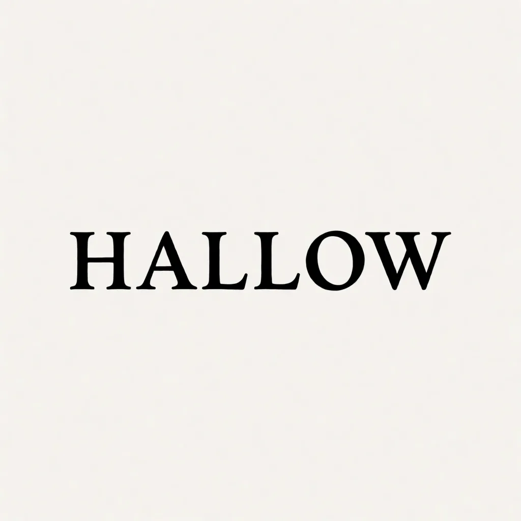 Wordmark: HALLOW