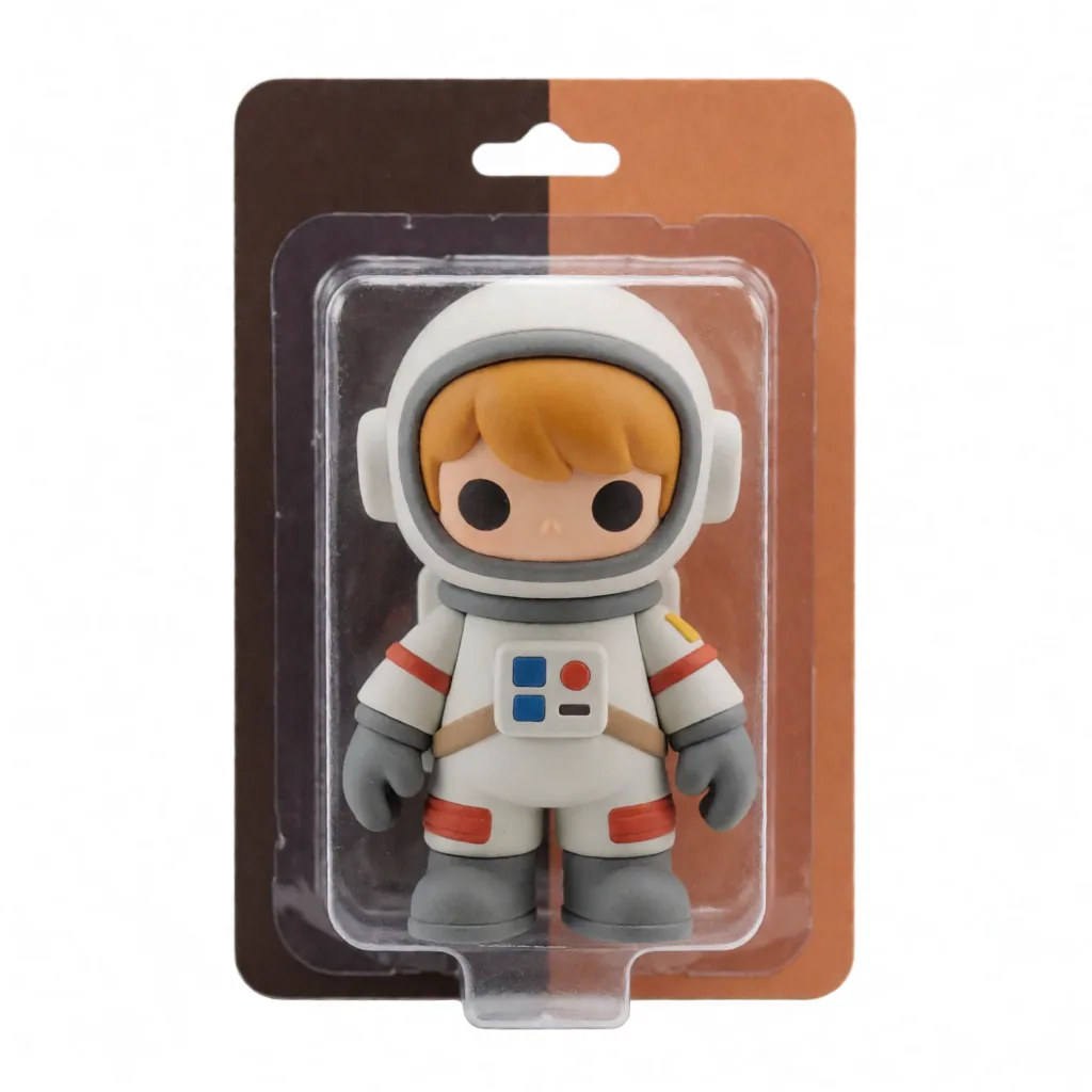 Vinyl figure in blister pack