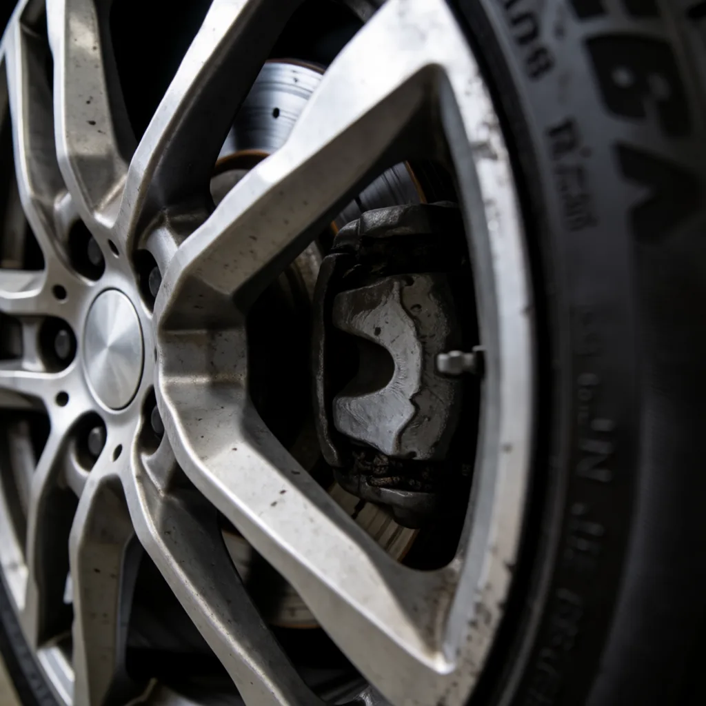 Text: the tyre sidewall lettering is legible enough to read as wrong