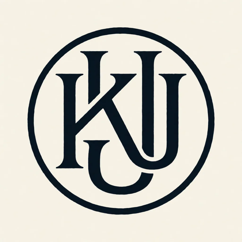 Letters: asked for the monogram 'KJ', got three letterforms that are not those two