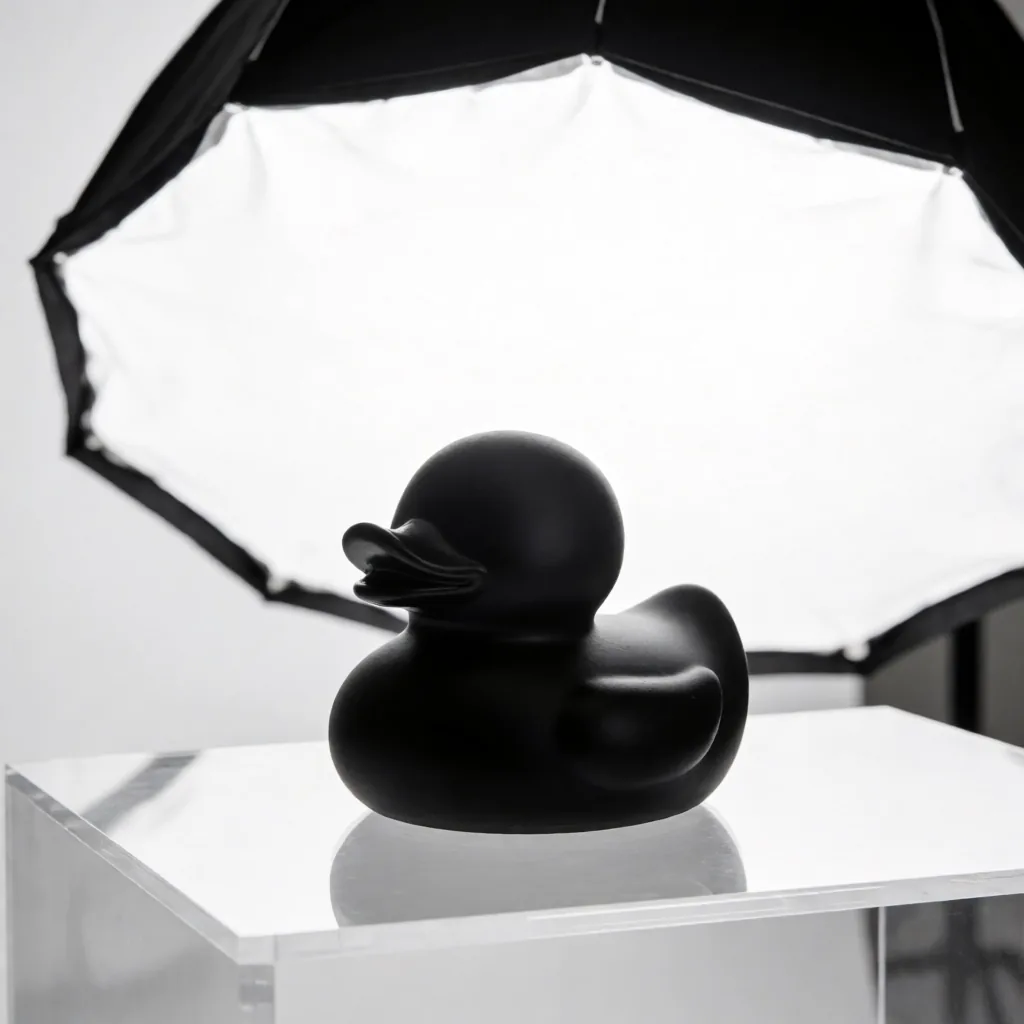 Equipment: naming the softbox put the softbox in the frame
