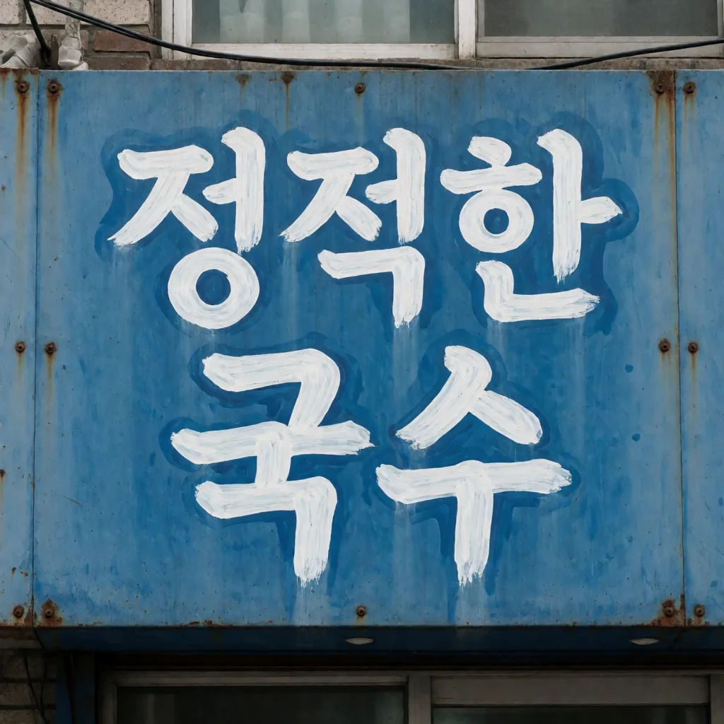 Korean: 정직한 came back 정적한 again, at a different seed from the first attempt