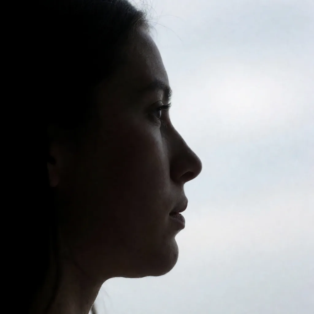 Portrait: asked for a silhouette, got a fully modelled face