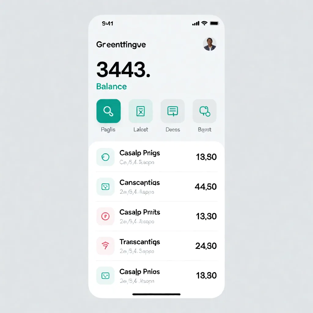 UI: every invented label is noise while the currency amounts render correctly