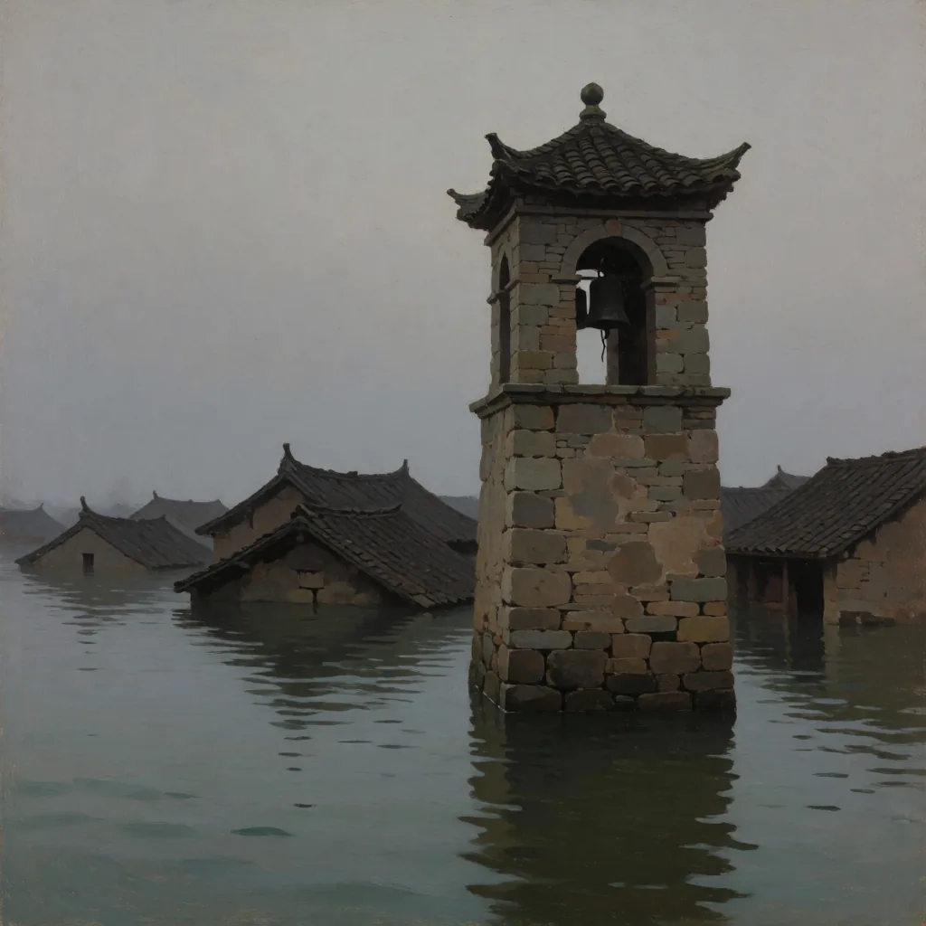 Drowned bell tower