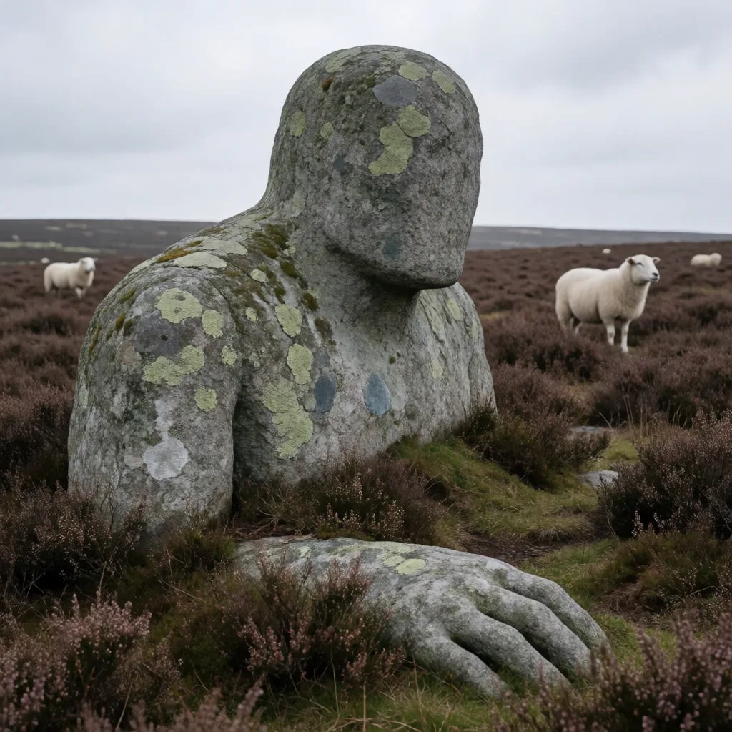 Stone giant, weathered