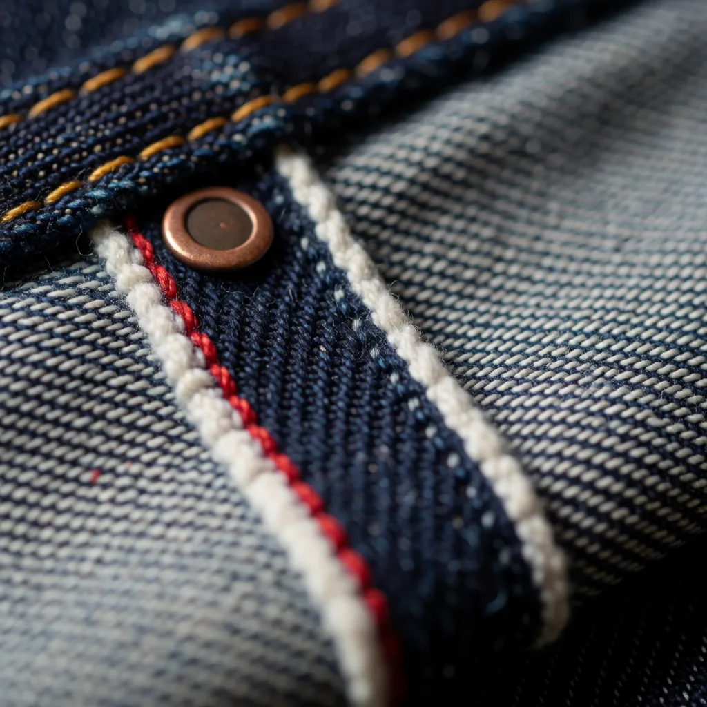 Denim detail, macro