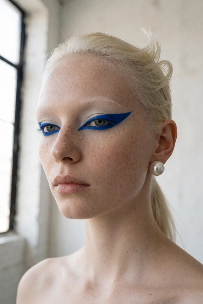 Cobalt eyeliner beauty