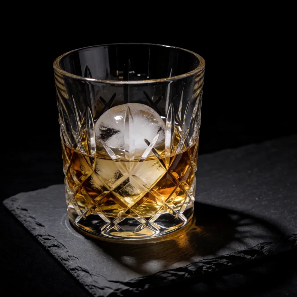 Whisky glass, single hard source