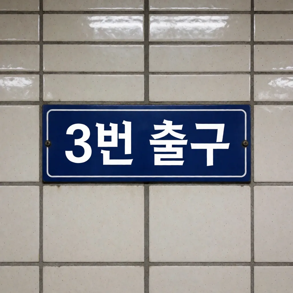 Korean: with a numeral