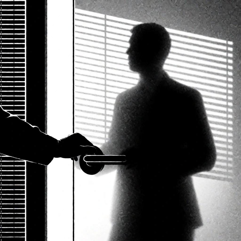Noir spot illustration
