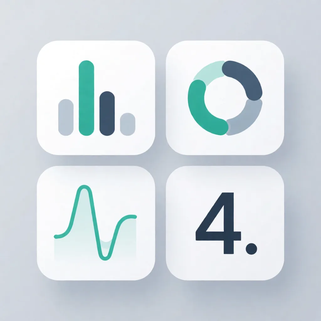 Bento grid, four modules