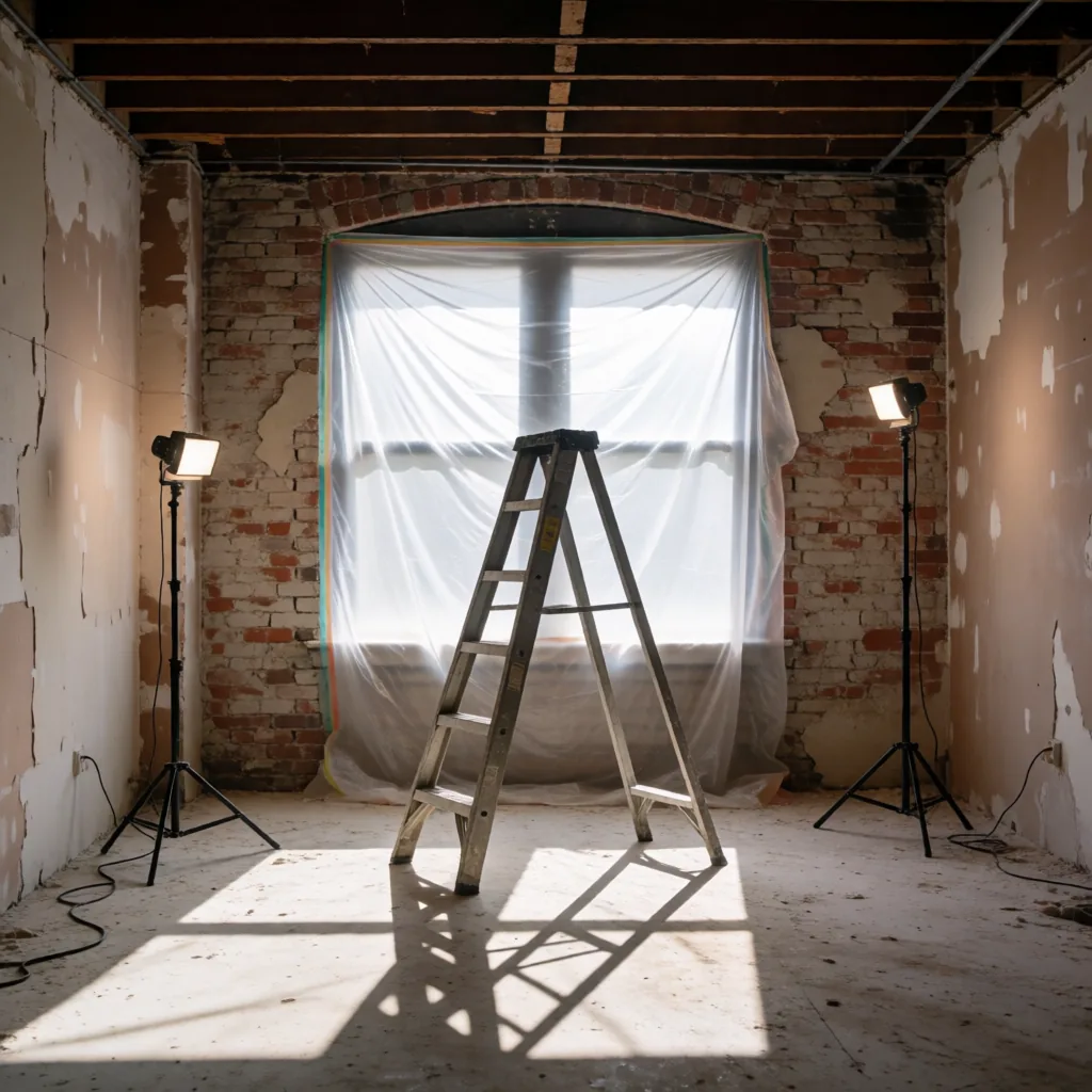 Loft under renovation