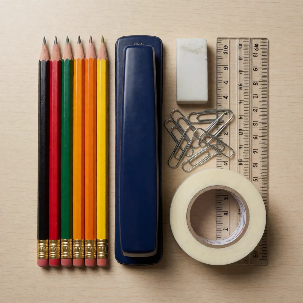 Desk drawer, emptied