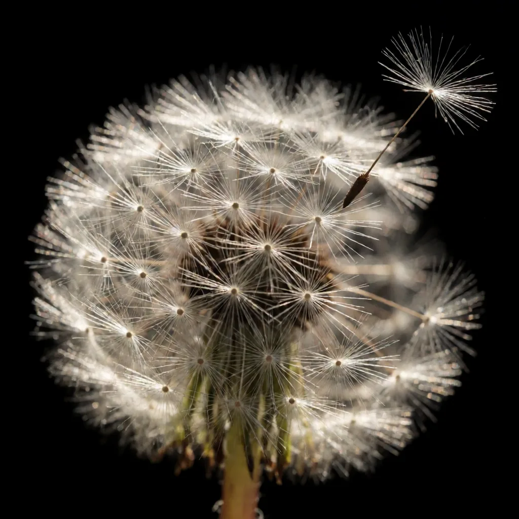 Seed head, backlit