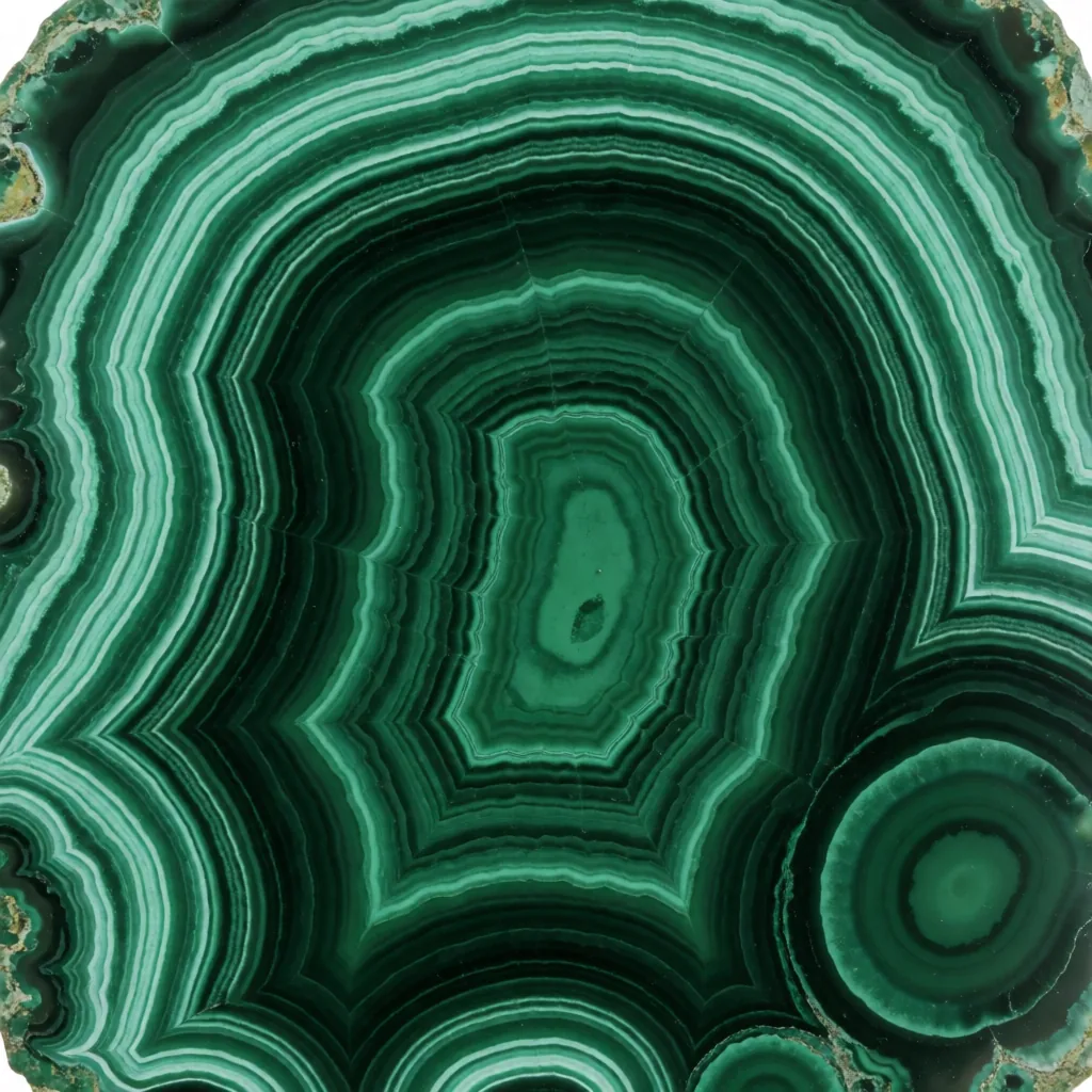 Malachite, banded