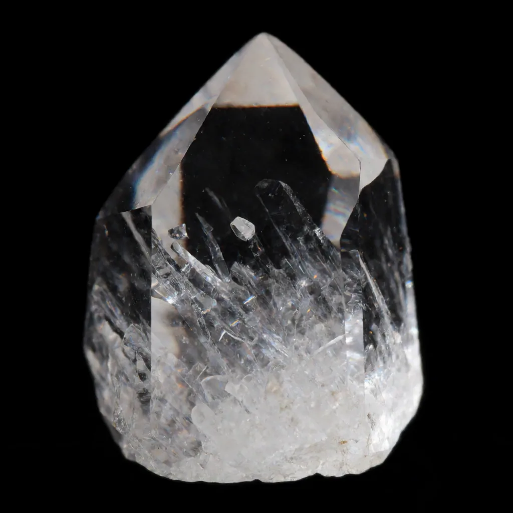Quartz point, backlit