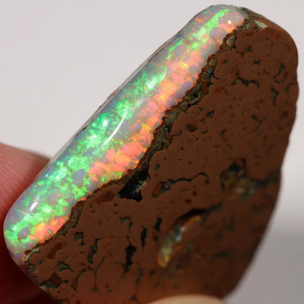 Rough opal in host rock