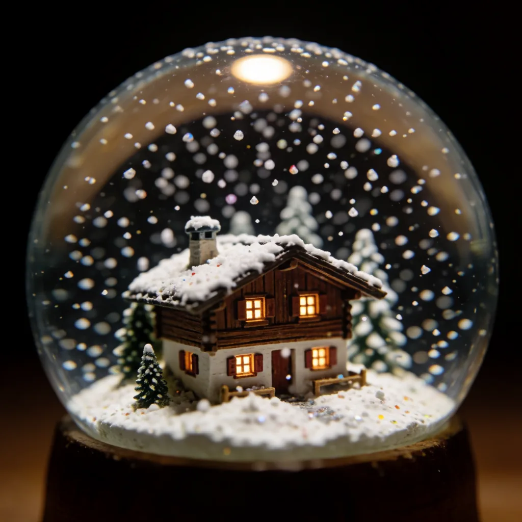 Snow globe interior