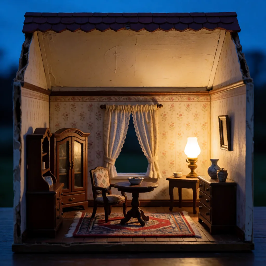 Cutaway dollhouse room