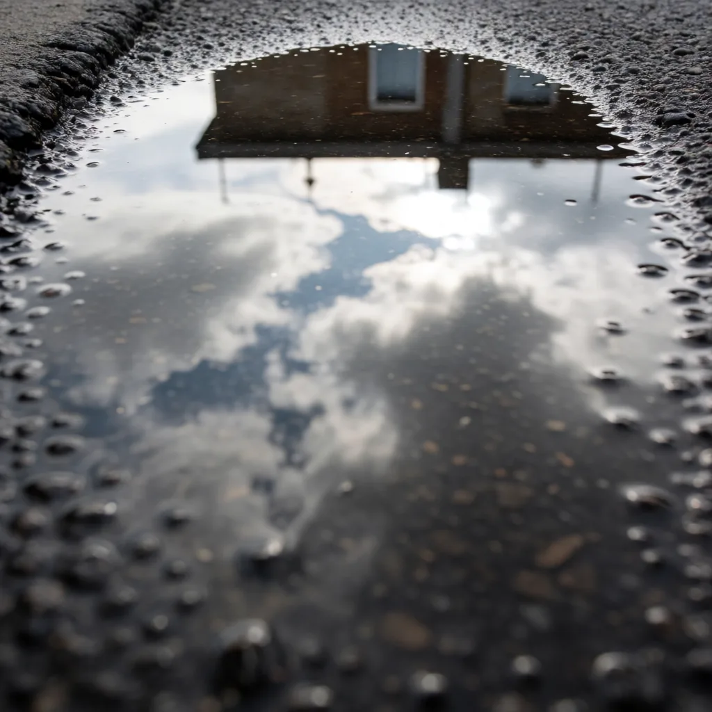 Puddle upside down