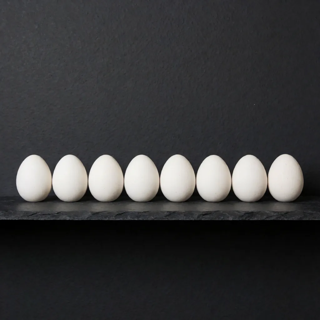 Count: 8 eggs