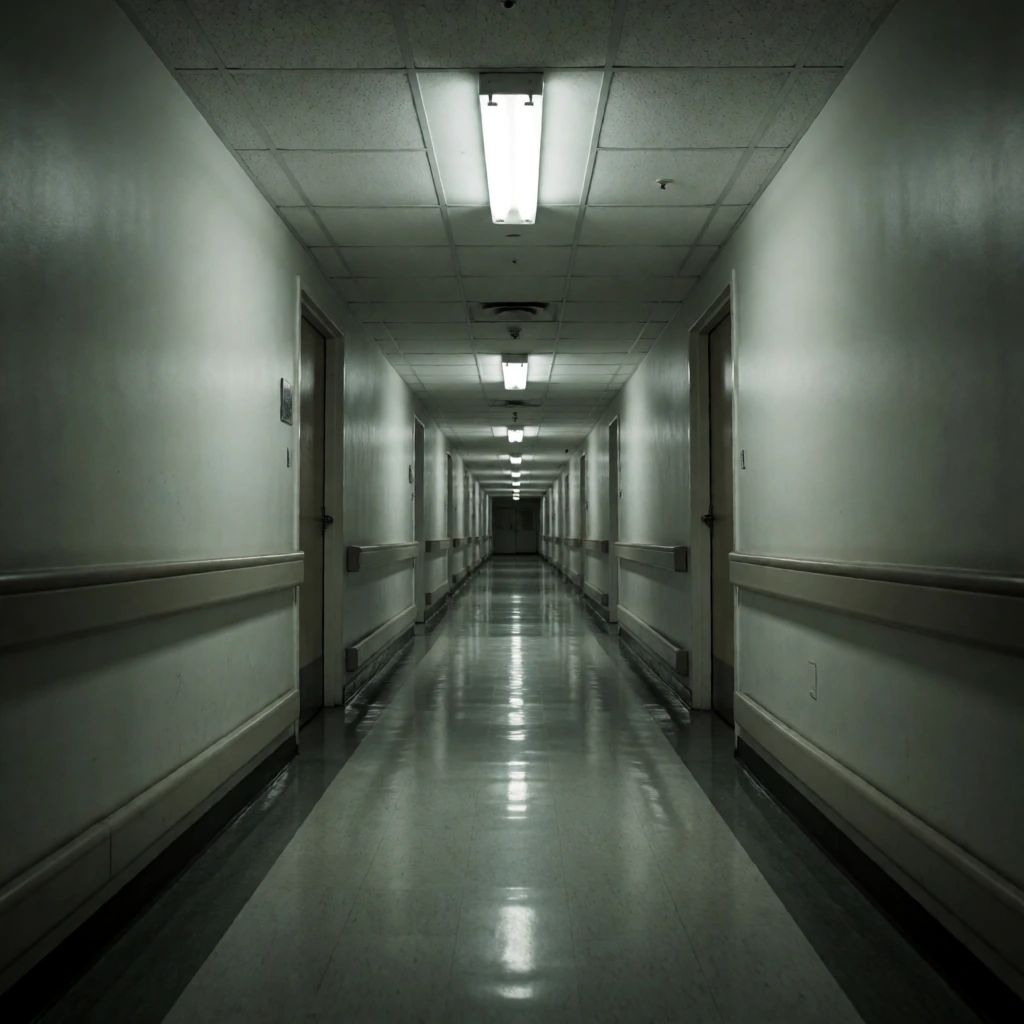 Cold-lit surgical corridor