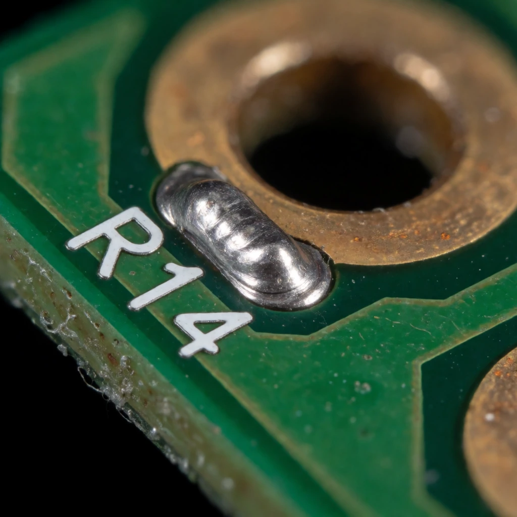 Macro: solder joint