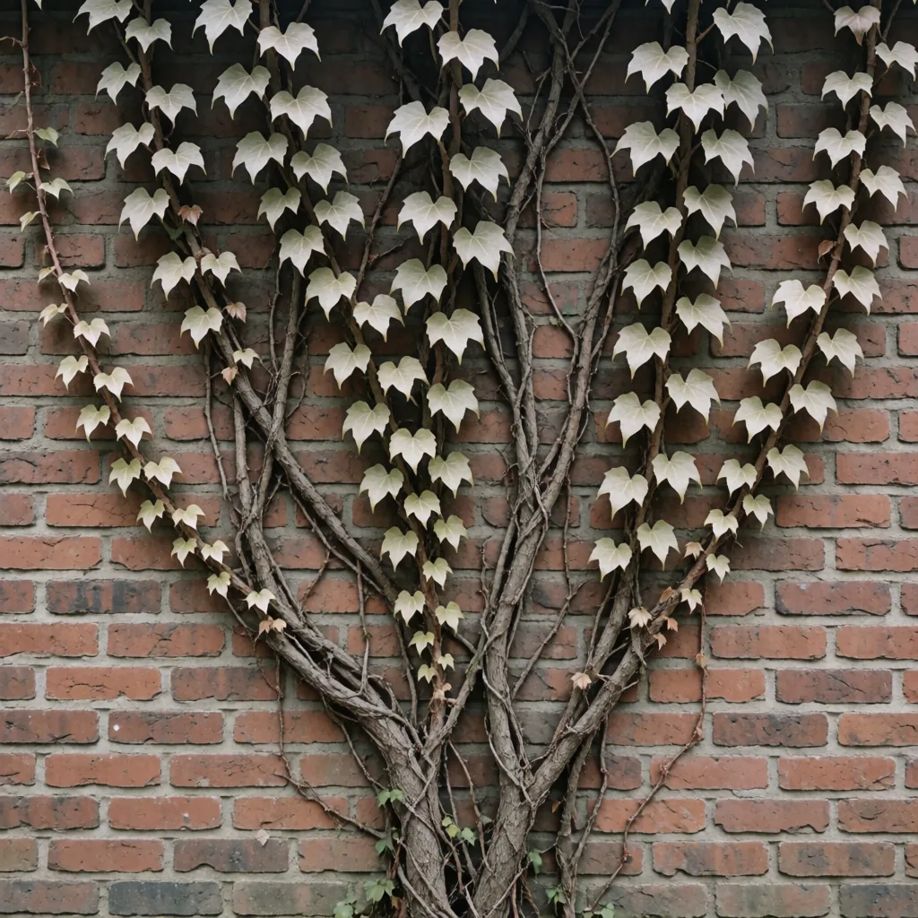 Ivy taking a wall