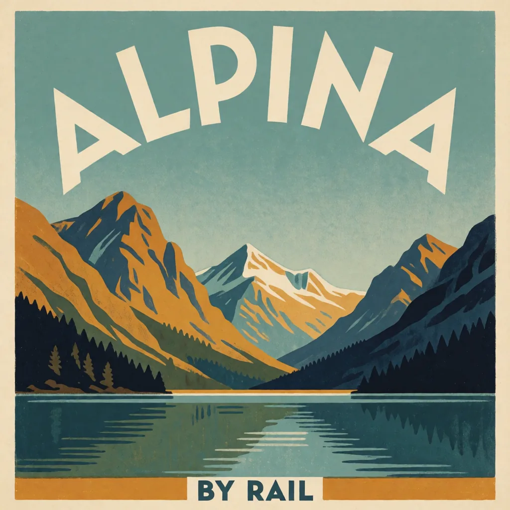 Vintage travel poster