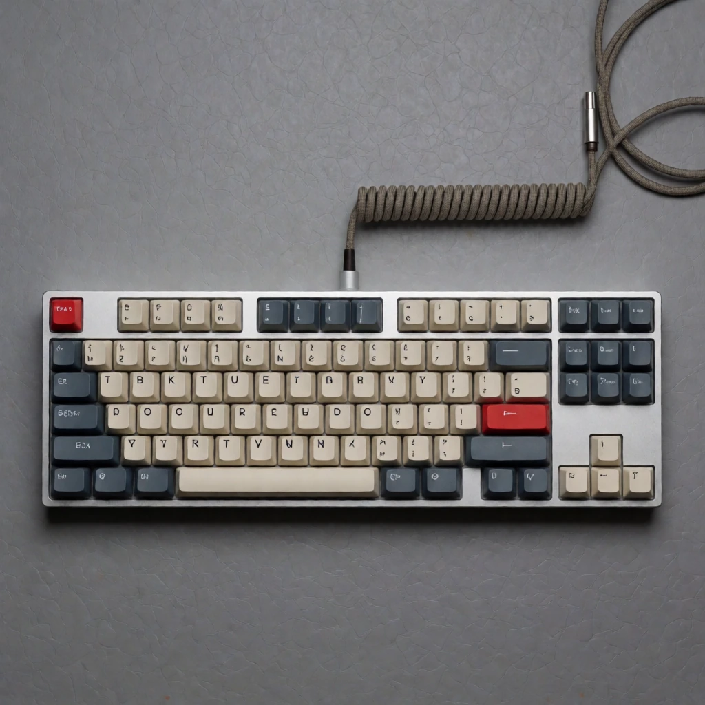 Mechanical keyboard, top-down