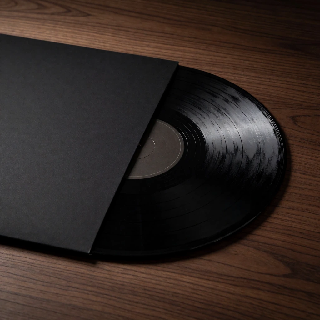 Vinyl record and sleeve