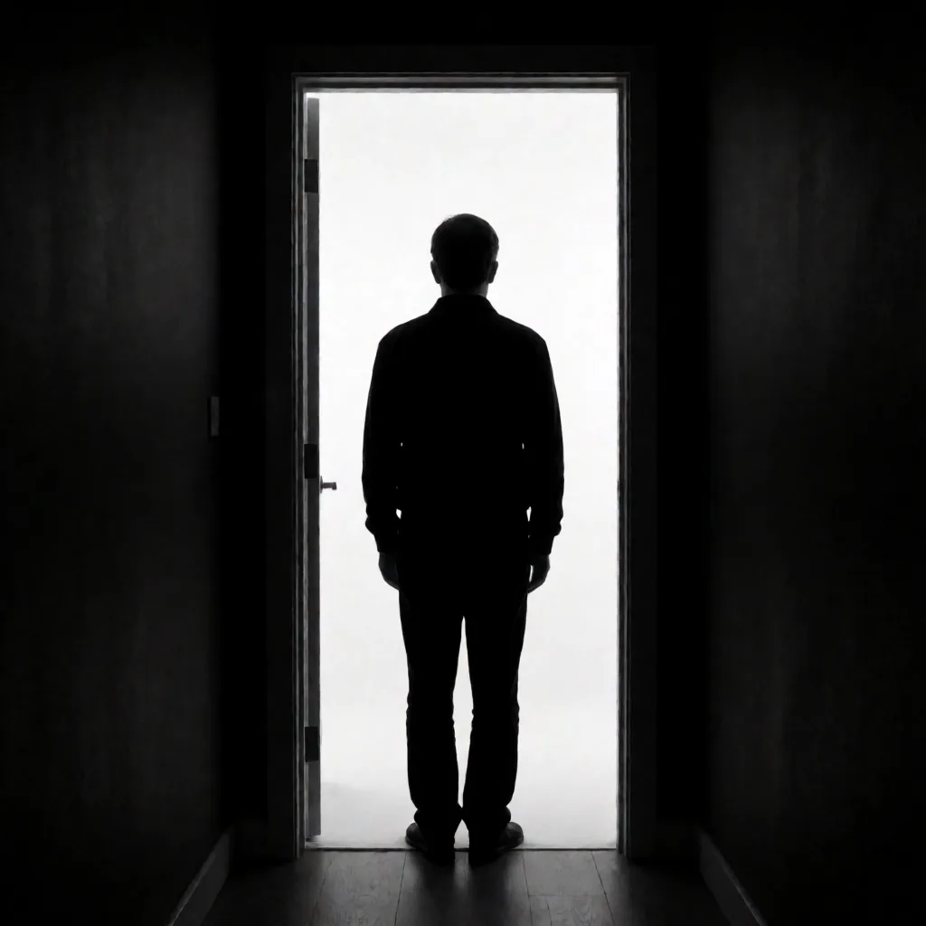 Figure in a doorway