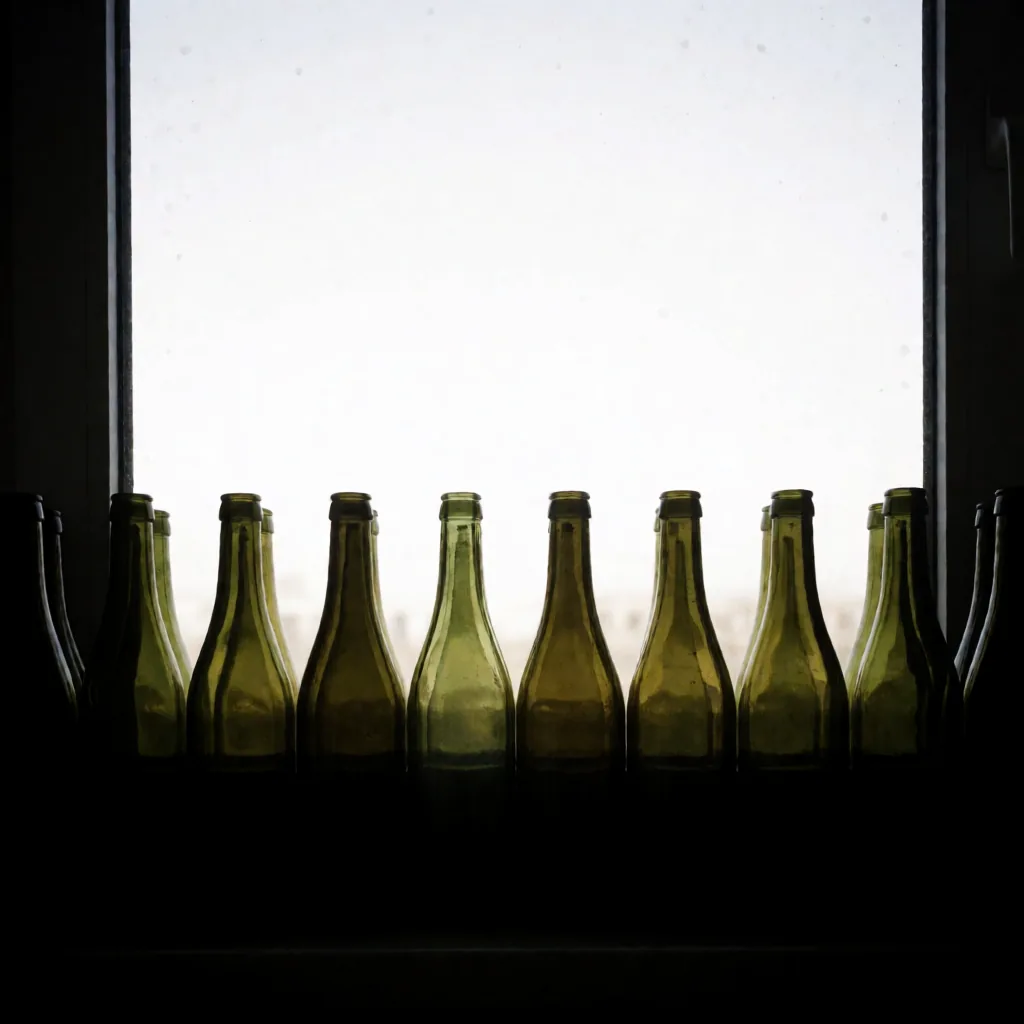 Bottles on a sill