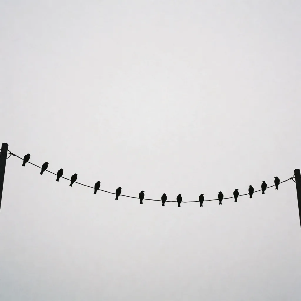 Birds on a wire