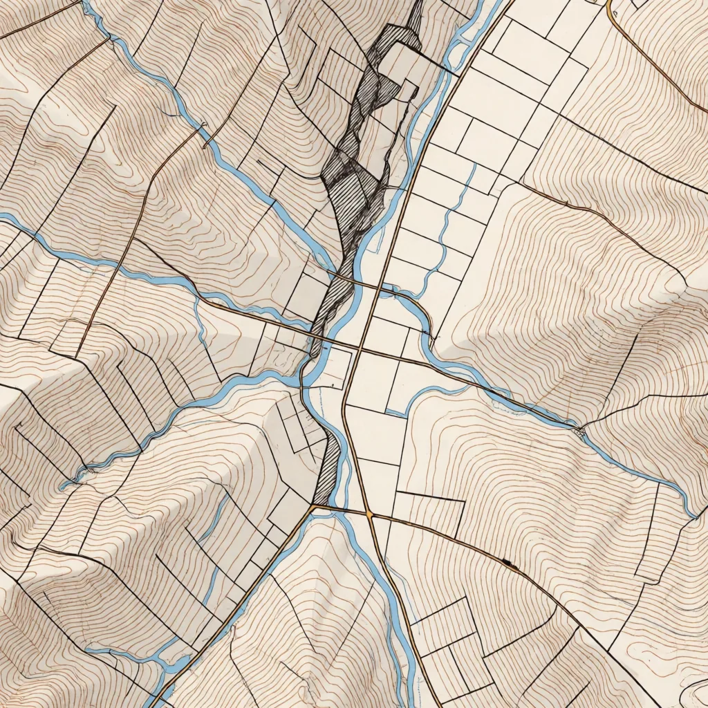 Survey contour sheet