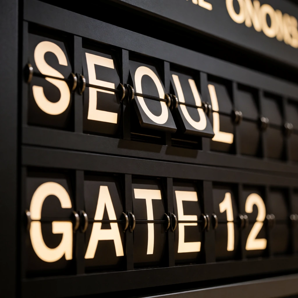 Airport gate display