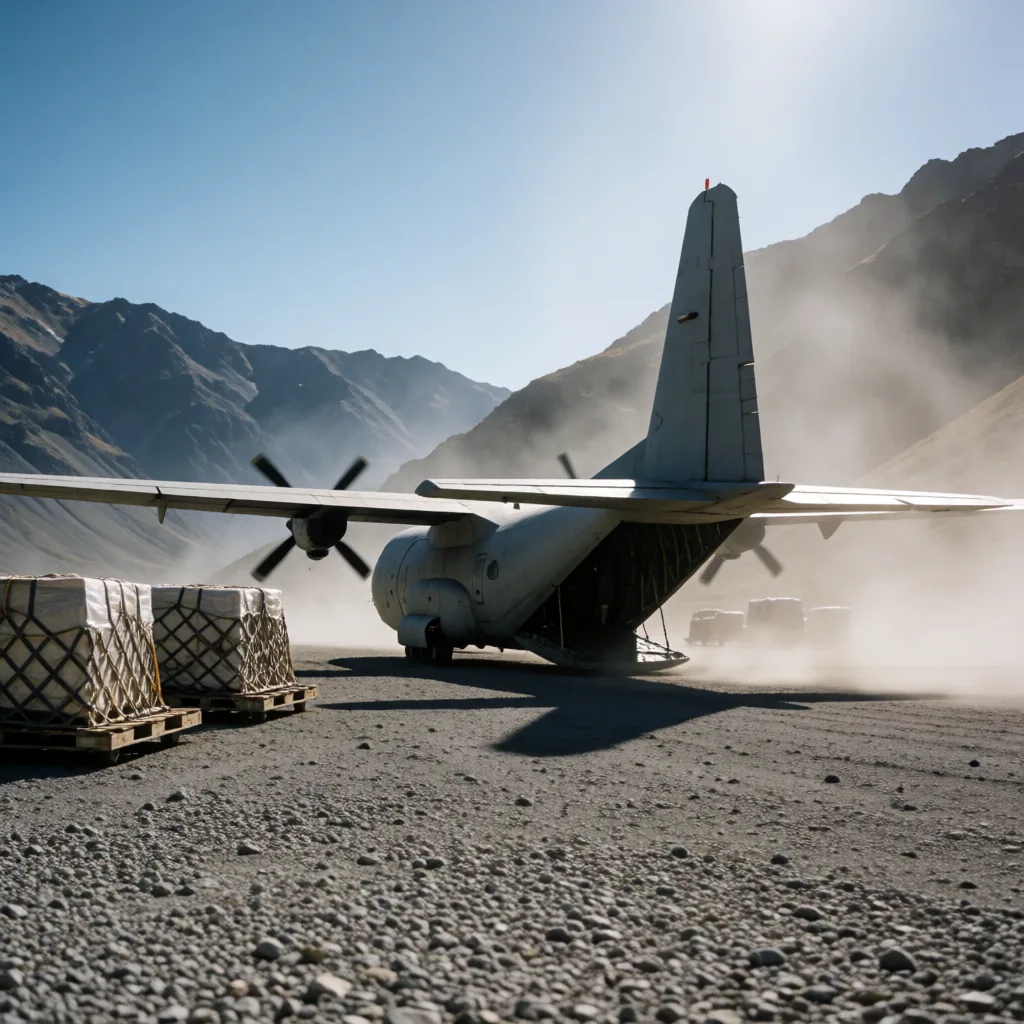 Cargo aircraft loading