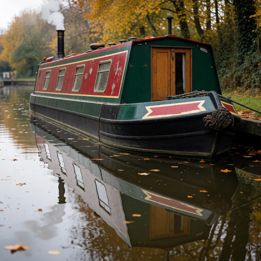 Narrowboat on a canal