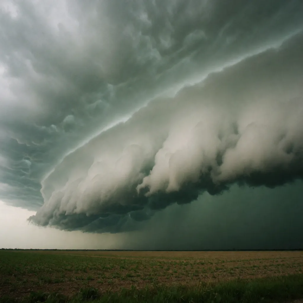 Shelf cloud approaching